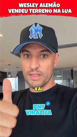 Alemão Vendeu Terreno na LUA 🌕💰😱 #wesleyalemao #lua #terreno #louco #dinheiro