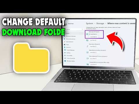 How to change default download folder Windows 10/11 (Updated)