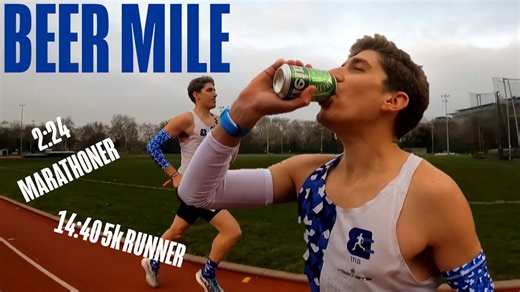 What Happens When a Sub 2:25 Marathoner Runs a Beer Mile?