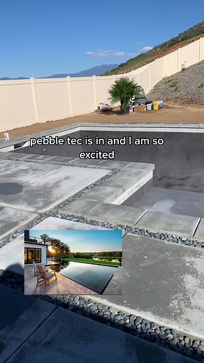 Building a Pebble Tec Pool with a Vacuum Robot