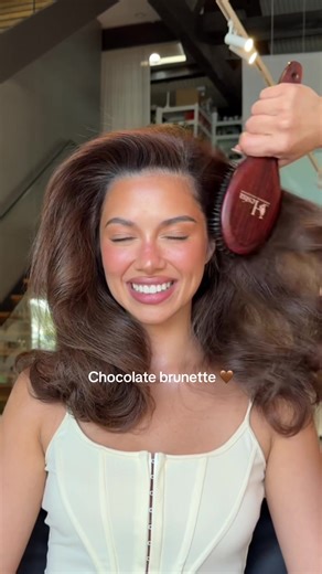 Chocolate Brunette Hair Color Without Bleach Highlights