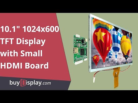 How to Connect 10.1 inch TFT LCD Display 800x480 w/Touch Screen Panel to Raspberry Pi/HDMI Board