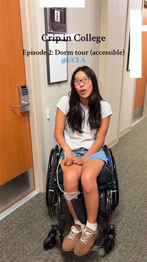 Annie | ADA college dorm tour at UCLA 💙🐻💛 #quadriplegic #spinalcordinjury #paralyzed #dormtour #accessibility | Instagram