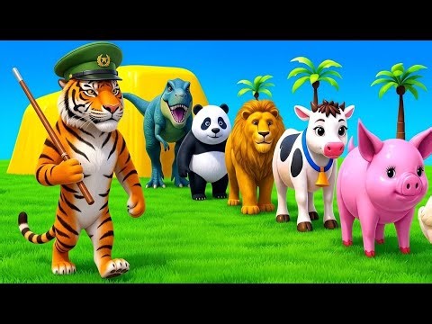 Long Slide Game 3D: Epic Animal Racing with Elephant, Gorilla, Hippo, Tiger & Cow!