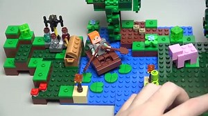 LEGO Minecraft 21133 Хижина ведьмы Обзор видео Лего Майнкрафт 2017