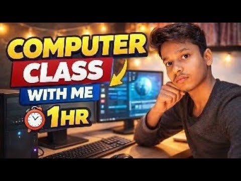 Computer class with me #shorts #live #computer #adca+