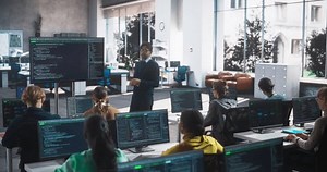 Lecturer Giving Computer Science Class Diverse Stock Footage Video (100% Royalty-free) 1103121245 | Shutterstock