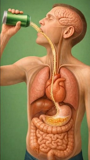 What Happens To Your Body When You Drink Ginger Ale? 🍺⚠️ #GingerAle #StomachHealth #InsideBodyLogic
