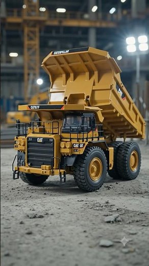 Building a Miniature Caterpillar 797F Mining Truck | ASMR Scale Model Build #shorts