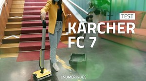 Maniable, léger, silencieux, efficace... le nettoyeur de sol FC 7 de Kärcher cumule les bons points : https://www.lesnumeriques.com/nettoyeur-sol/kaercher-fc7-p59749/test.html | Les Numériques