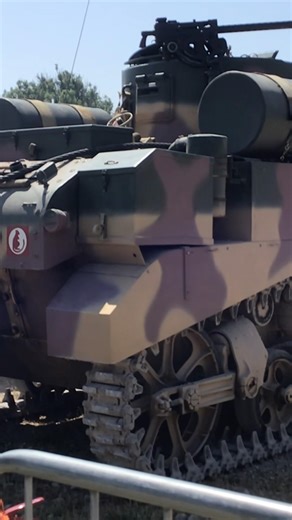 M3A1 Stewart starting its Continental R-670 radial engine