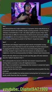 The HARDEST Passage... (part 1/3) -- REAL December SAT Reading