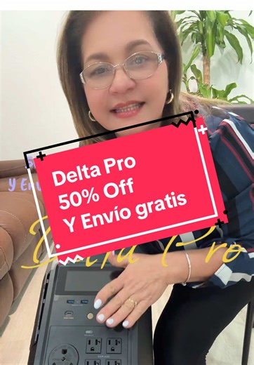 Delta Pro 50% Off y Envío gratis #tiktoshop #ecoflow #generador #cubanos #enviogratis