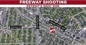 Search continues for gunman in freeway shooting on Detroit's west side