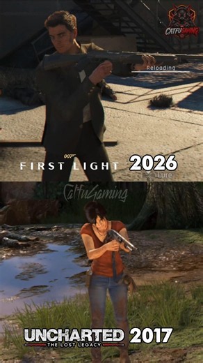 007 First Light Vs Uncharted: The Lost Legacy - Shotgun Reload