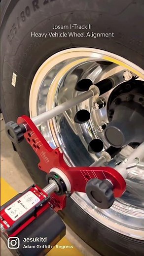 HGV Wheel Alignment Equipment from Josam. The I-Track II #truckalignment #hgvwheelalignment