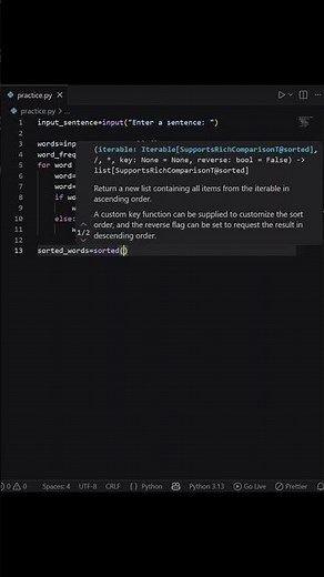 94 python Program to find the word frequency | ‪@learnwithmejay‬