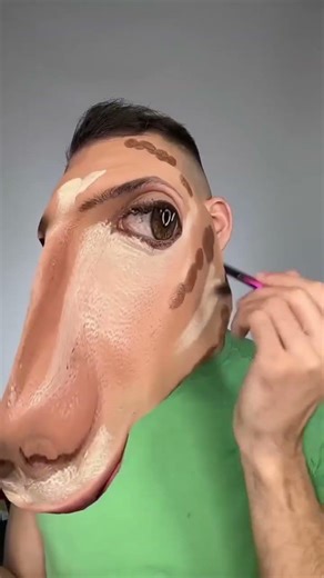 Horse makeup tutorial Foundation bperfectcosmetics Concealer nyxcosmetics_uk Contour