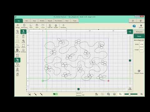 Pro Stitcher Edge to Edge Hack - going Left to Right and Right to Left to maximise stitching time!