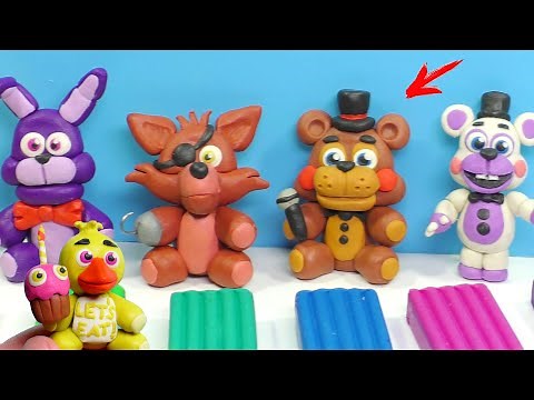 Making FNAF Plush Animatronics with Clay