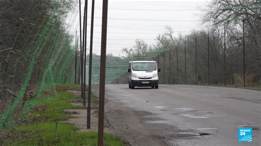 Ukraine city of Kherson protects itself from drones with French fishing nets