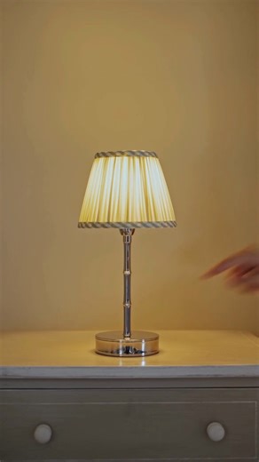 A day in the life of our brand new Bamboo Rechargeable Lamps. Designed for any location, any moment, any day. With an easy to change shade, they adapt to your space effortlessly. 10-hour battery life Comes with a USB-C charger The perfect addition to every corner of your home Shop now via the link in our bio #addisonross #addisonrosslondon #addisonrosshome #ARextendedfamily #homeware #interiors #decor #lamps #home #ditl #shop | Addison Ross
