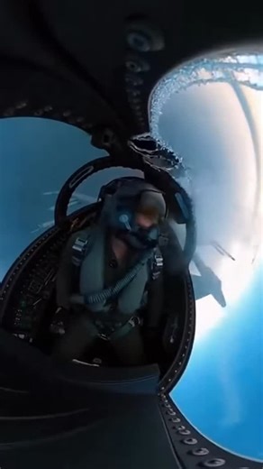 Ai Incidents on Instagram: "Fisheye cockpit view — metal debris from another jet tears through canopy, ripping open side panel, freezing air blasting in, pilot panicking."