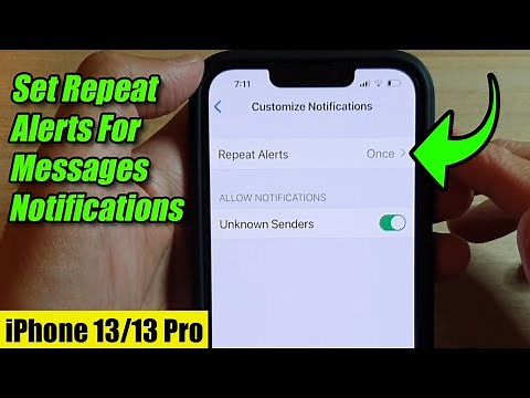 iPhone 13/13 Pro: How to Set Repeat Alerts For Messages Notifications