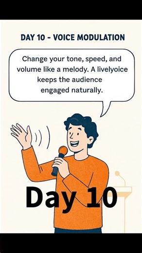 | Day 10 Voice Modulation Video | Master Voice Modulation in 30s (Day 10) | #practiceenglishspeaking