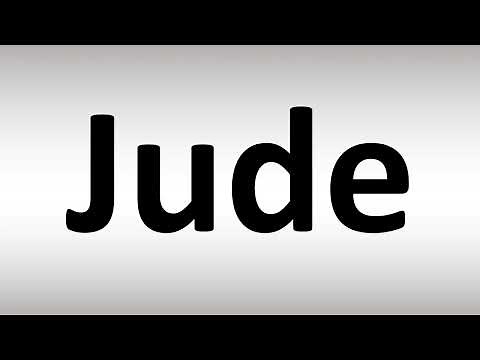 How to Pronounce Jude