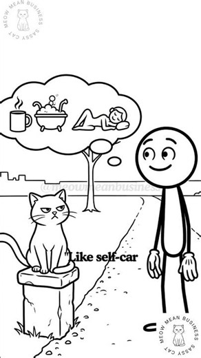When The Cat Understands procrastination better than you #relatable #humor #shorts