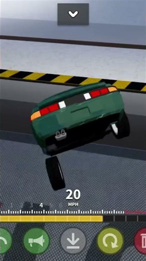 Big glitch in car crushers 2 #roblox #shorts
