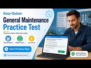 Pass Your General Maintenance Exam Fast | 3 Real Practice Questions + Answers