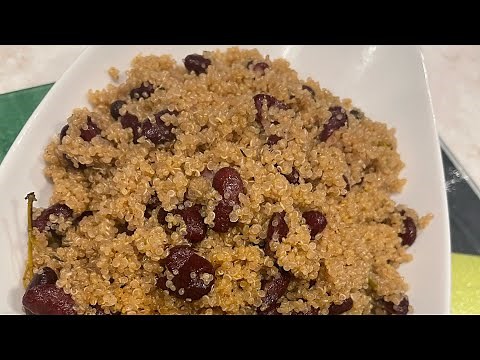How to make the perfect Quinoa / Easy Red beans and Quinoa Recipe ‪@FoodKonnection‬
