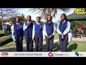 Moi Girls School Nairobi at Mashujaa Open 2024. Tuko Freshy. #TukoFreshy
