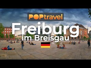 Walking in FREIBURG / Germany 🇩🇪- 4K 60fps (UHD)
