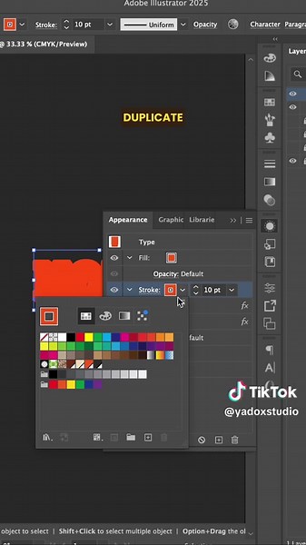 3D Outline Text Effect Tutorial in Adobe Illustrator