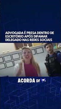 Lawyer arrested inside her office after defaming police chief on social media.