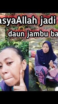 cara membersihkan muka kasar dan hitam,cukup rajin mencuci muka pake daun jambu di jamin bersih