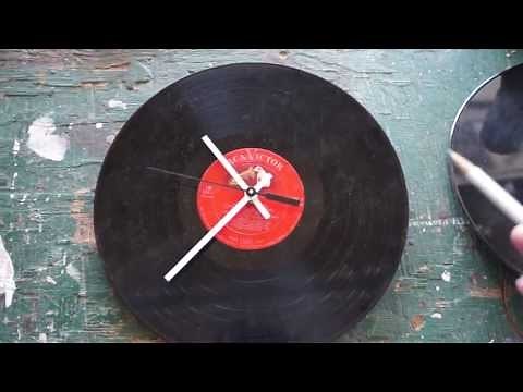 How To Make a Vinyl Record Wall Clock