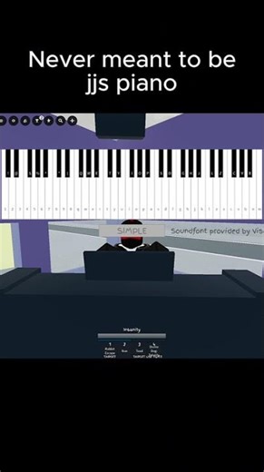 Never meant to belong from bleach played on jjs piano