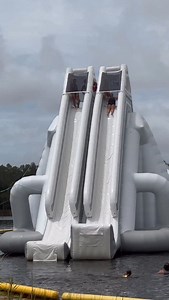 Never a dull moment at an aqua park 😂 We spent the morning at @aquaparkcoolum for Harvey’s birthday… not sure who had more fun! Lots of screams, bum showing and falling on my half 😂 #aquapark #funny #fail #sunshinecoast #waterslide | Haven't Been There