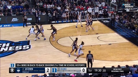 UConn vs. Duke - Elite Eight NCAA tournament extended highlights