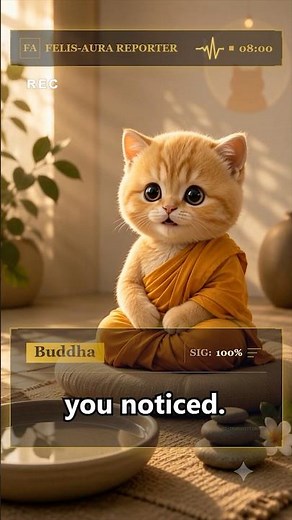 Thoughts Came Back? That Is Not Failure 🌿 | Buddha Cat