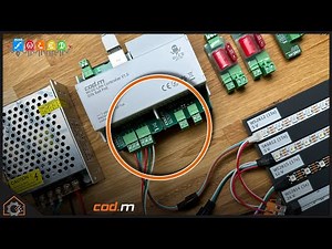 WLED auf der Hutschiene (bis zu 250m Abstand zum Controller!)