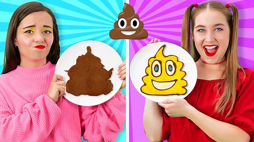 339K views · 5.5K reactions | Pancake art challenge || How to make emojis from pancakes in 24 hours! by 123 Go!  | 123 GO | Facebook