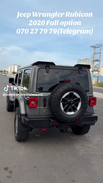 Jeep Wrangler Rubicon 2020 Full option ពណ៌​សុីម៉ង់​ 070 27 79 79(Telegram)
