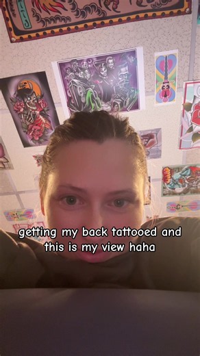 Back Tattoo Pain and Laughing Through the Saxophone View