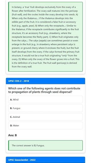 Fruit Formation: Types and Dispersal