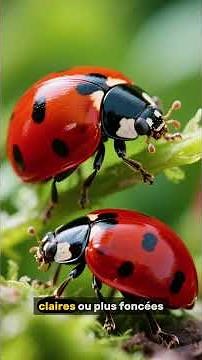 🐞5 choses folles sur les coccinelles que tu ne savais pas !😱#coccinelles,#insectes